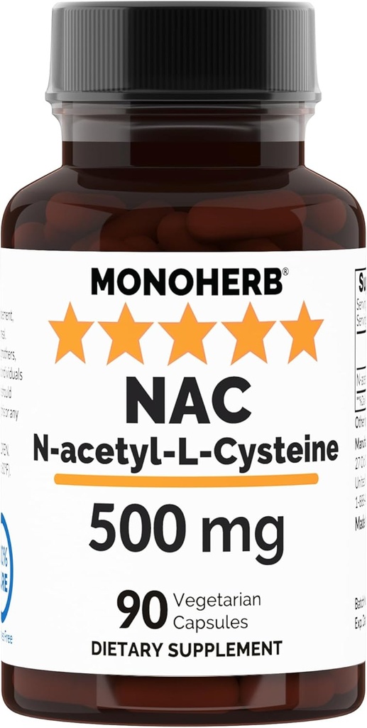N-Acetyl-L-Cysteine - NAC - 500 mg - 90 capsule di veg