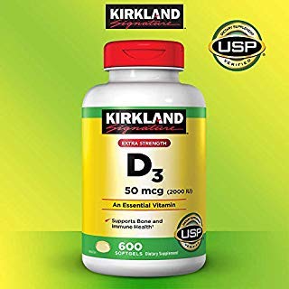 Kirkland Signature Expect More Extra Forza D3 50 mcg, 600 Softgels