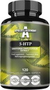 5-HTP 150 mg per capsula - 120 capsule vegane - 4 mesi di alimentazione - Griffonia simplicifolia Seed Extract - Migliora l'umore e il benessere - Supplemento dietetico da Apollo's Hegemony