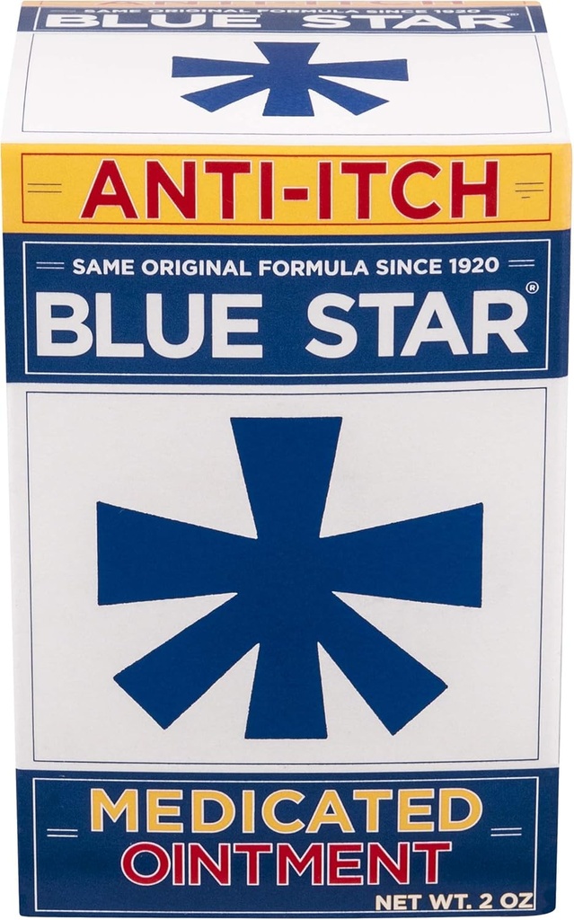 Blu Star Anti-Itch Medicated Ointment 2 oz (Pack of 3)