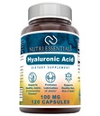 Integratore alimentare acido ialuronico - 100 mg 120 capsule (non OGM) - I migliori integratori per la salute comune, la cura della pelle e altro *