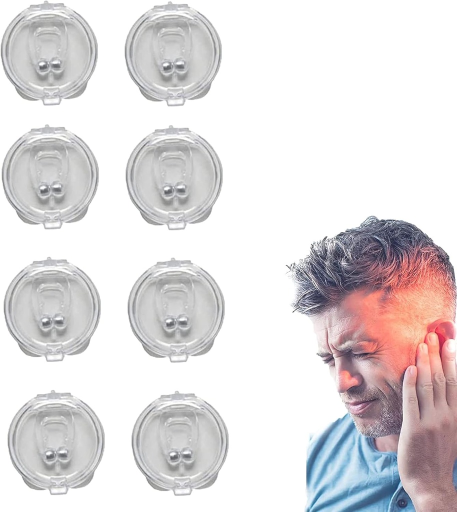 Tinnitus Relieve Device - 2 coppia Tinnitus Ear Cuff Set - Stop Ear Ringing