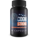 Cogni Strong Pro - Brain Health Support Supplemento per Memoria, Focus, Clarity, & Mood - Integratori per la Salute del Cervello per Adulti con Ginseng, Turco, Tè Verde, & Vitamina D - Booster del cervello nootropic