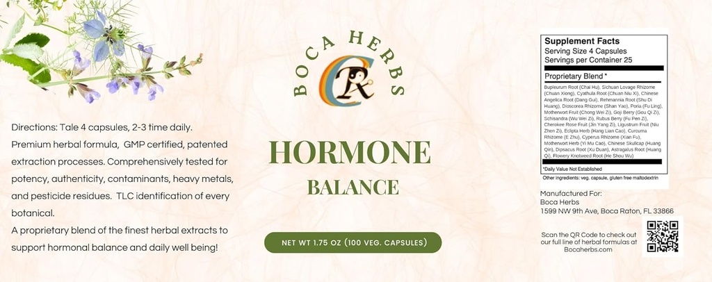 Homone Balance Vegan Capsle, Bianco/Green