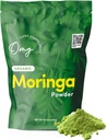 OMG! Superfoods Organic Moringa Powder - 100% Pure, USDA Certified Organic - Buona Fonte di Calcio, Ferro, Vitamina A, Vitamina E & More! - 15.5 Ounces (1 Pacchetto)