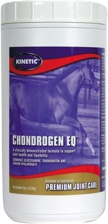 Kinetic Technologies 044022 Polvere condrogen Eq per giunti a cavallo Molasses (150 Dose), 75 oz