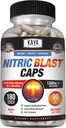 Kaya Naturals - Nitric Blast Potent All-Natural Supplemento di erbe per la massima salute benefici | Pre-Workout | Aumento dell'energia | Migliore prestazione notturna (180 conteggio (pacchetto di 1)