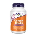 NOW Integratori alimentari, Cardio Clinico, Supporto cardiovascolare*, aiuta a mantenere la pressione sanguigna già all'interno della gamma sana*, ingredienti clinicamente convalidati, 90 capsule di veg
