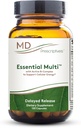 MD Prescriptives - Essential Multi (Delayed Release) - Multivitamin Mineral Complex Supplement for Enhanced Hormone Support - 120 Capsule