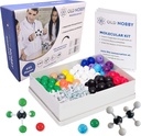 Old Nobby Organic Chemistry Set (425 pz) Modello Molecolare Kit con Atomi, Obbligazioni, Guida, Bond Removal Tool - STEM Science Kit per Bambini Giocattoli Chimica Set per Studenti Insegnanti Giovani Scienziati
