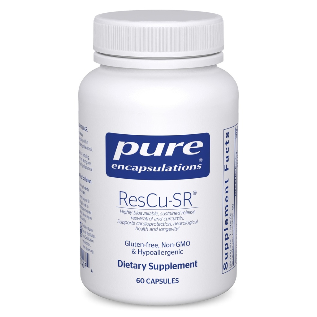 Pure Encapsulations ResCu-SR | Integratore alimentare anallergico per la longevità, il supporto cardio e la salute neurologica | 60 capsule