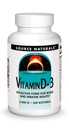 Fonte Naturals Vitamina D-3 2000 iu Supporta Bone & Salute Immune - 200 Softgels