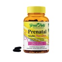 Greenfield Nutritions Vitamine Prenatali Halal con DHA e Acido Folico - Gravidanza Prenatale Essenziale Multivitamina con Ferro - Contiene 17 Vitamine per Mamma da Essere - Facile da Ingoiare 90 Softgel Liquidi