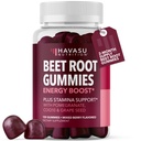 Gummie di radice di barbabietola con COQ10 & Pomegranate - Supplemento di ossido nitrico per gli uomini e le donne - radice di barbabietola per Endurance, Performance, Recovery - Vegan, Non-GMO, Gluten Free - Mixed Berry Flavor, 120 Count