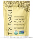 Truvani Vegan Pea Protein Powder | Banana Cinnamon | 20g Organic Plant Based Protein | 10 Serve | Keto | Gluten & Dairy Free | Low Carb | No Aggiunto Sugar