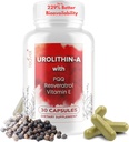 Urolitina avanzata A (15 Servings) & Integratore di cellule staminali con 500 mg Urolitina A, Resveratrolo, PQQ, Vitamina E & Bioperine – Supporta NAD+, Mitocondri, Salute del muscolo, Celle sane e livelli di energia