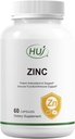 HUJ zinco, 60 capsule, potente antiossidante per il supporto immunitario
