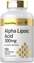 Modo del dottore Acido alfa lipoico 300mg | 150 capsule | con Biotin Optimizer | ALA Supplement | Non-GMO, Gluten Free