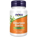 NOW Integratori alimentari, Aglio Odorless (Allium sativum), Estratto concentrato, 100 Softgels