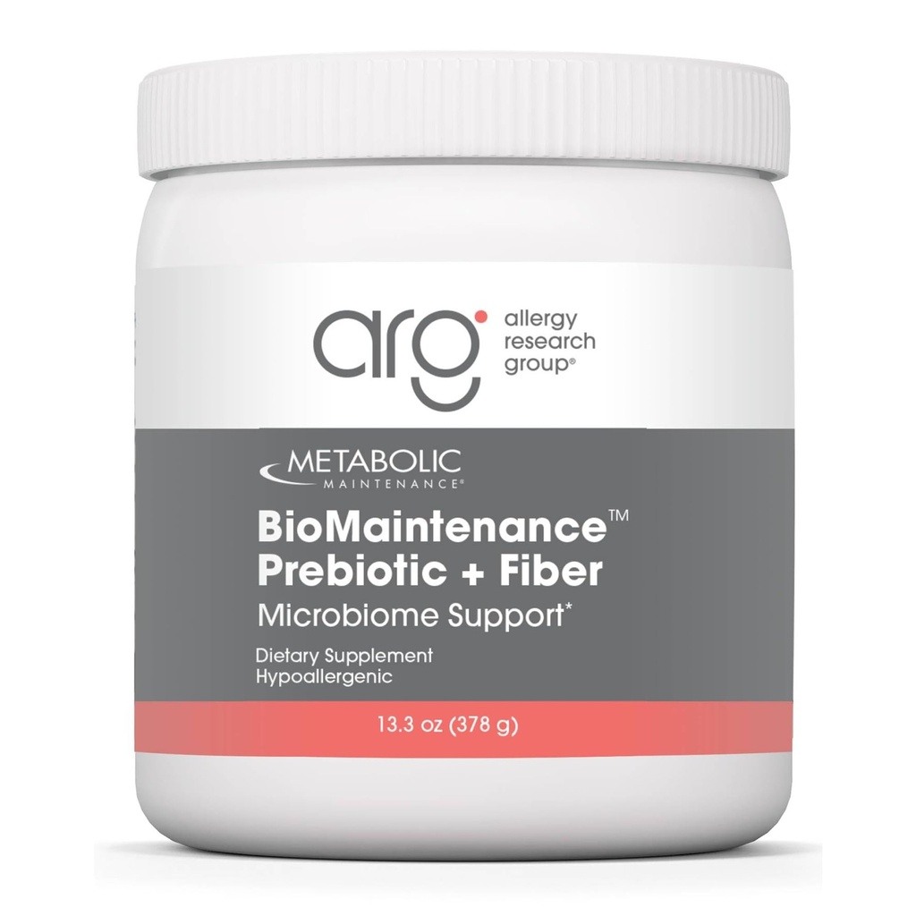 Manutenzione metabolica BioMaintenance Prebiotico + Polvere di fibra - Supporta la salute del fegato e la funzione immunitaria - Add-in puro, facile con nessun dolcificanti o riempitivi (378g / 60 Serve)