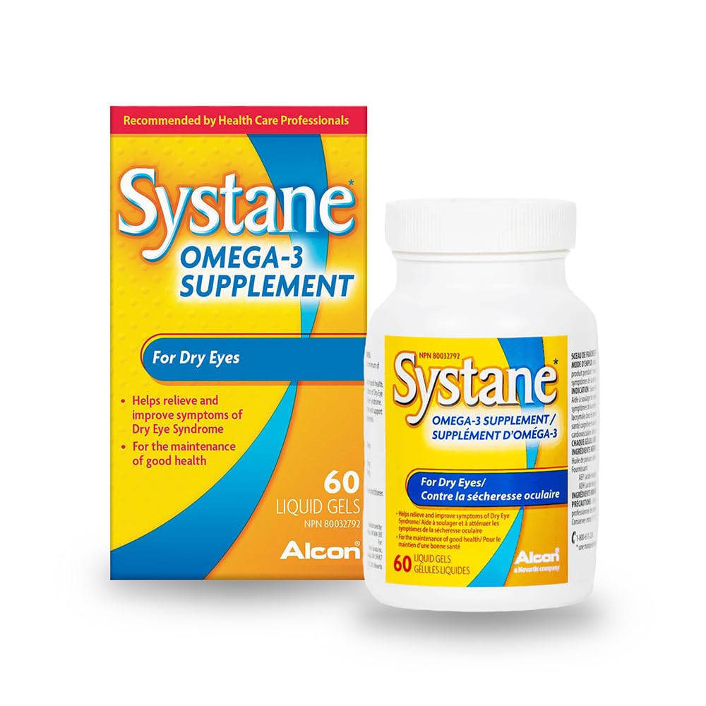 Alcon Systane Vitamin Omega-3 Salute Tears 60 Softgel