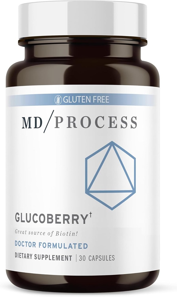 Estratto di bacche di GlucoBerry Maqui con cromo picolinato per il supporto della salute del sangue - con Biotin e Gymnema Sylvestre - Dottore formulato - 30 capsule