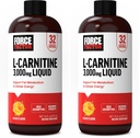 Fattore di Forza L Carnitina Supplemento, L-Carnitina liquida 3000 mg per aiutare a trasformare l'energia Fat Into, il recupero del muscolo di sostegno, e aumentare l'energia cellulare, la massima resistenza, non OGM, aroma d'arancia, 16 Oz.
