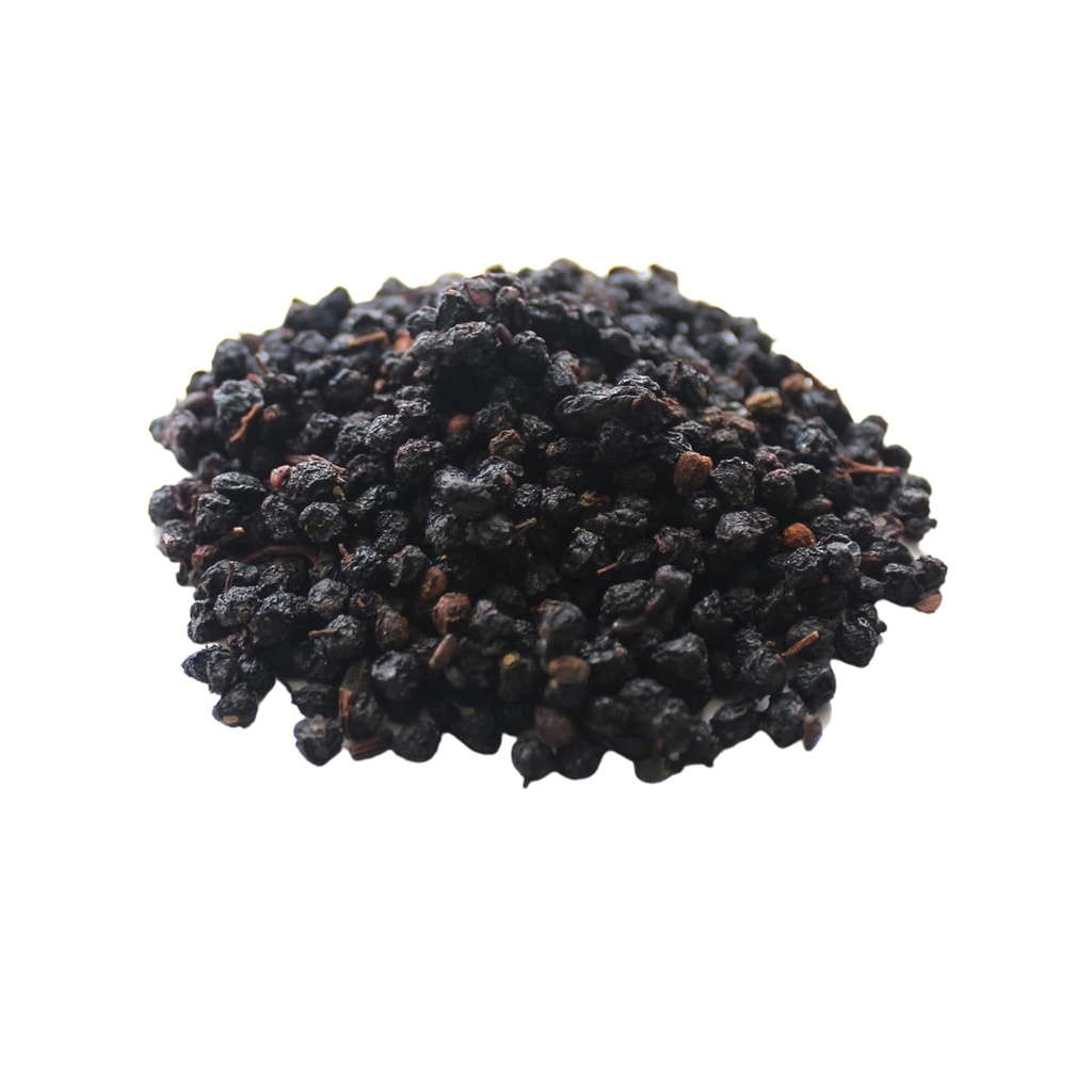 Dried Whole Elderberries Certified Organic Elderberry Sambucus Nigra Non irradiato Non OGM rendere il proprio Elderberry Syrup