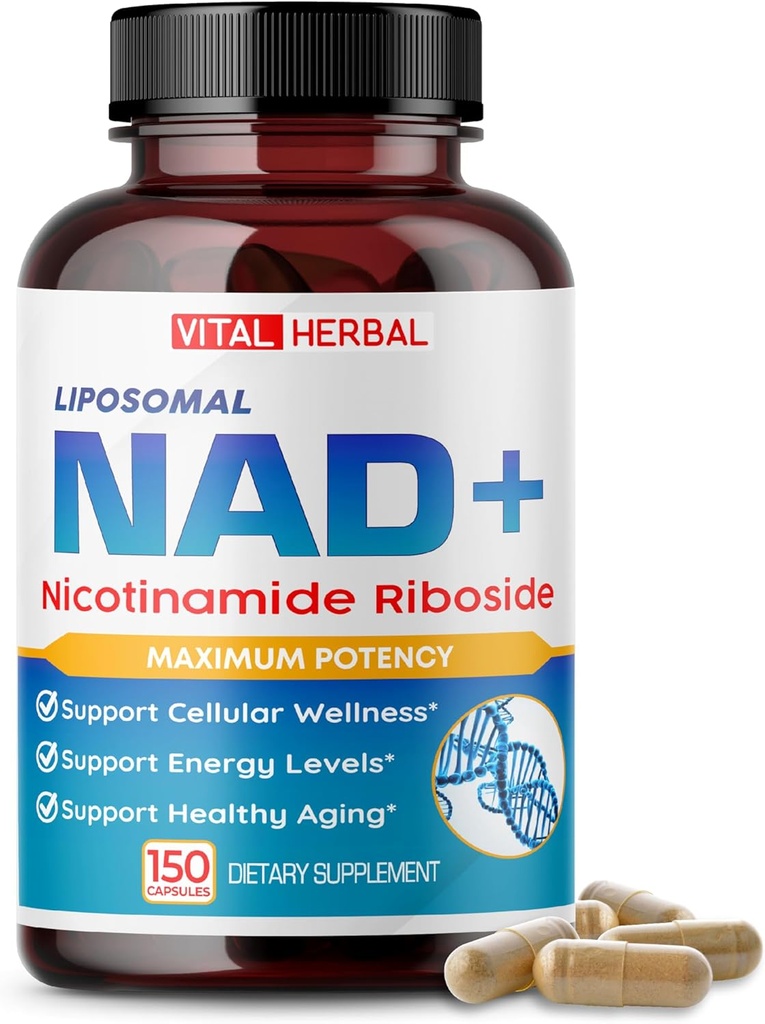 Liposomal Nicotinamide Riboside Complex – NR con Resveratrolo, Quercetin & More – 150 capsule – Made in USA