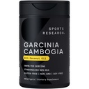 Ricerca sportiva Garcinia Cambogia Estratto (60% HCA) con Olio di cocco biologico extra vergine | Non OGM, Soia & Gluten Free (90 Liquid Softgels)