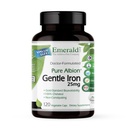 Emerald Labs Gentle Iron 25mg - Ferrous Bisglycinate Chelate - Supplemento di ferro chelato che supporta l'energia, l'occhio, l'immunità e la salute del cuore - 120 capsule vegetali (alimentazione 120-giorno)