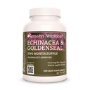 Remedy’s Nutrition Echinacea & Goldenseal | 1.000mg, 60 Vegan Capsules Herbal Dietary Supplement | Due mesi di fornitura