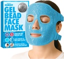 Perfect Remedy Face Ice Pack, Maschera di ghiaccio caldo e freddo riutilizzabile, Compressori di gel per aiutare con gli occhi di Puffy e l'assistenza in condizioni di gonfiaggio, Maschera di raffreddamento di Spa facciale per le donne e gli uomini (blu)