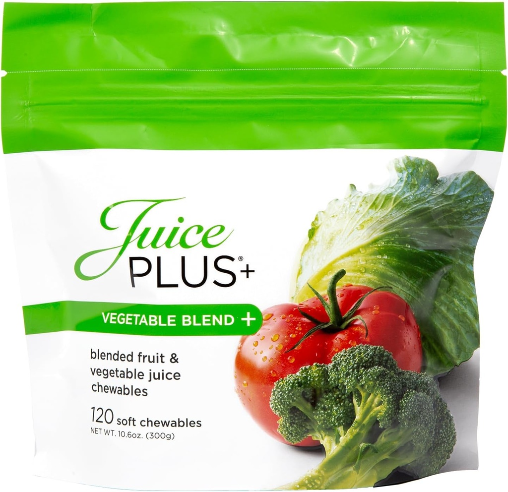 SuicePlus+ Verdura Frullamento Morbido Chews (Chewables) - Deliziosi Vegani Gummies con 11 verdure Nutriente-Rich per il benessere quotidiano! Aumentare l'assunzione di vitamine e di più - per bambini e adulti - (1-mo, 30 Chews)