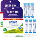 Boiron Coffea Cruda 30C - 6 Tubi Blu Totale - Aiuto Omeopatico per il sonno senza riposo, Iperattività mentale, Pensieri da corsa, e Difficoltà Dormire con penna blu inchiostro