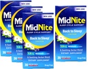 Midnite Sleep Aid per insonnia occasionale, 30 Chewable Cherry Tablets Ogni (Valore Pack di 4)