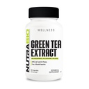 Estratto di tè verde NutraBio, aggiunge benefici antiossidanti e aiuta la salute generale e benessere, 500mg - 90 capsule