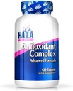 Haya Labs Antiossidante Complesso 120 Tab. Un complesso carotenoide forte e antiossidante con Lutein, Zeaxanthin, Beta Carotene & Vitamina E | Pelle sana