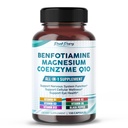 Benfotiamine con Magnesio & Coenzyme Q10 - Supporta la salute dei nervi, il benessere cellulare e la salute degli occhi - Made in the USA- 150 Capsule