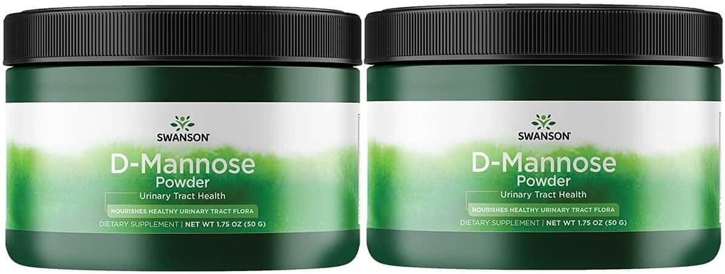 Cigno D-Mannose polvere 1.75 oncia (50 g) Pwdr (2 confezione)