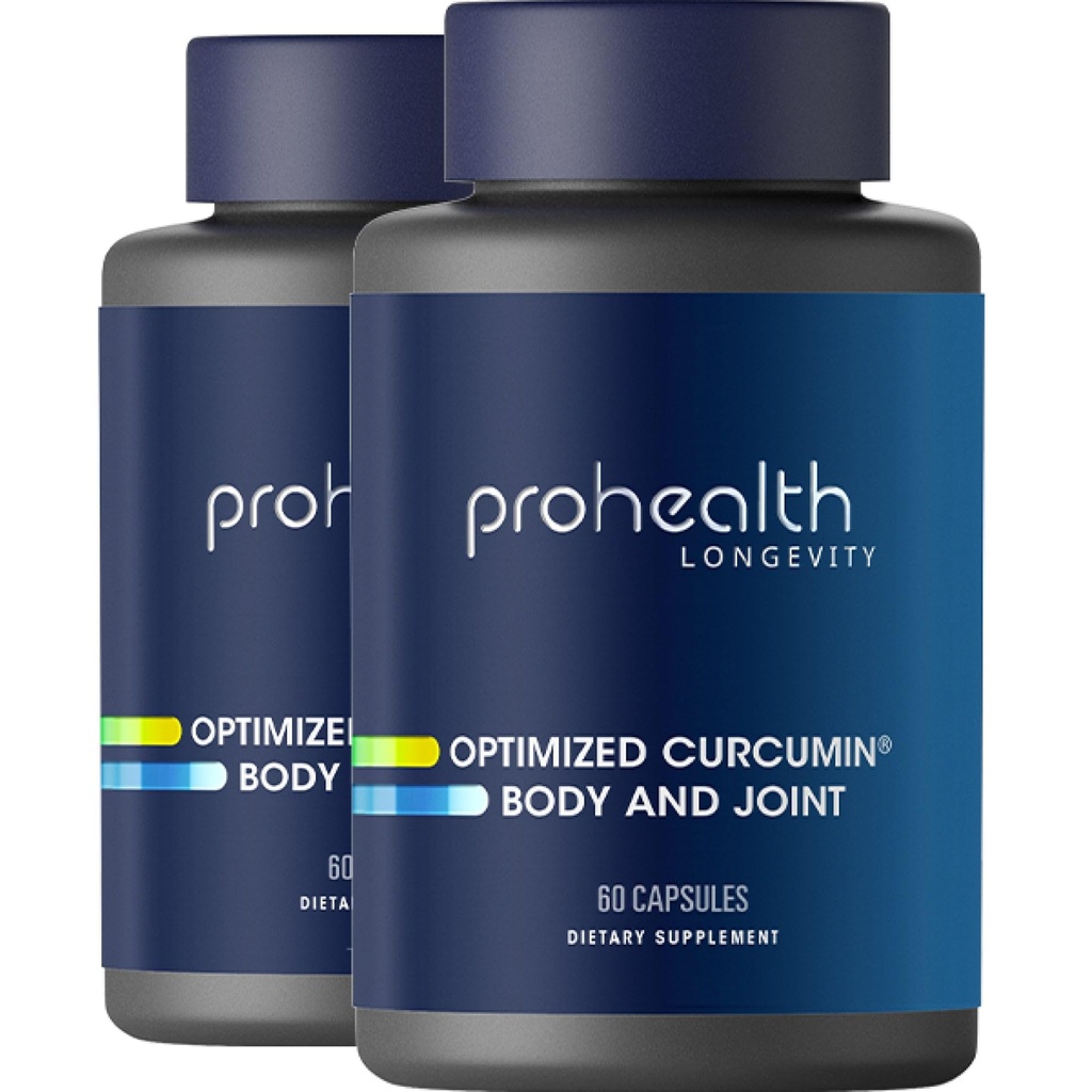 ProHealth Body & Joint - Curcumina ottimizzata Longvida (60 capsule vegetali) (2-Pack)