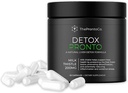 Integratore di disintossicazione del fegato - Estratto di cardo del latte 200mg, Pillole di pulizia e supporto del fegato, Formula di disintossicazione per la salute del fegato, 50 capsule