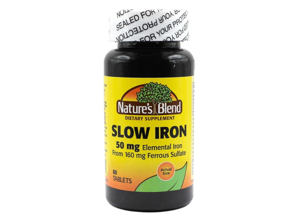 Blend Slow Iron 50 mg (160 mg) Confronta Slow Fe® 60 compresse
