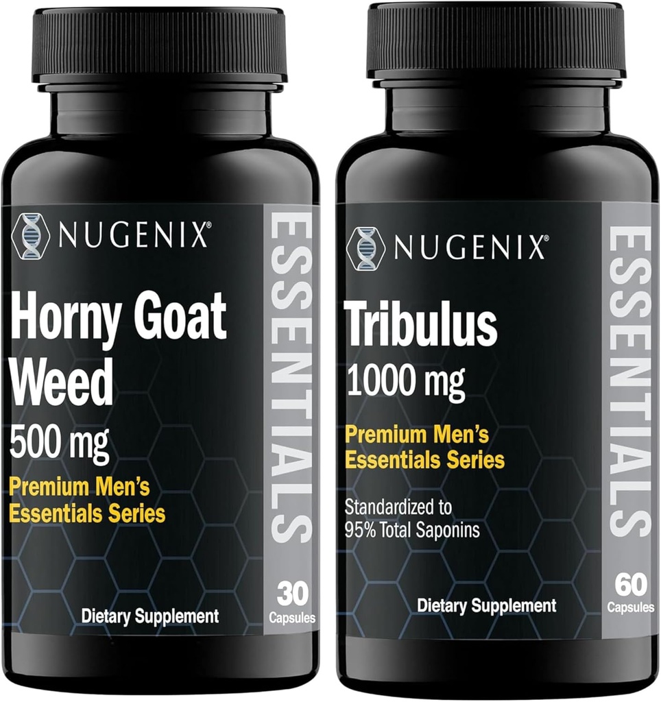 Nugenix Essentials Tribulus Terrestris e Horny Goat Weed Supplementi