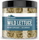 Elementi terrestri Lattuga selvatica 200 Capsule, Pure & Undiluted, No Additivi