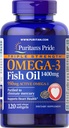 Puritan Pride Omega-3 Fish Oil 1360 mg Softgels, 120 conte