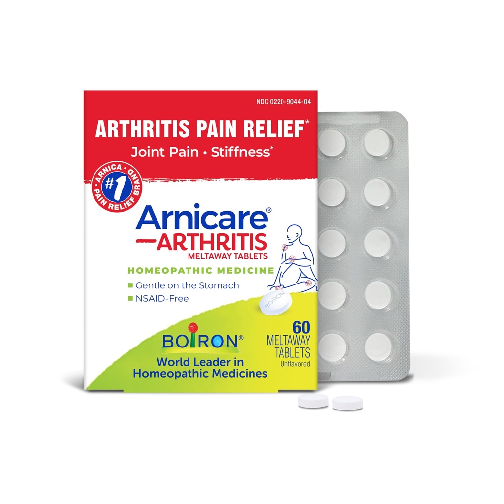 Boiron Arnicare Arthritis Tablets per Artrite Rilievo Dolore, Sorezza Giunta e Dolore Reumatico - 60 Conte