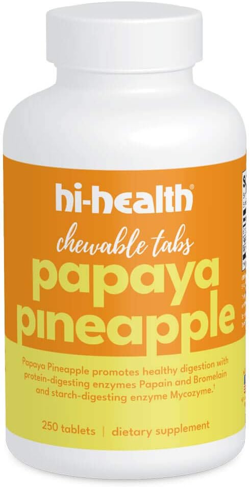 Hi-Health Papaya Ananas Chewable Tabs (250 compresse)