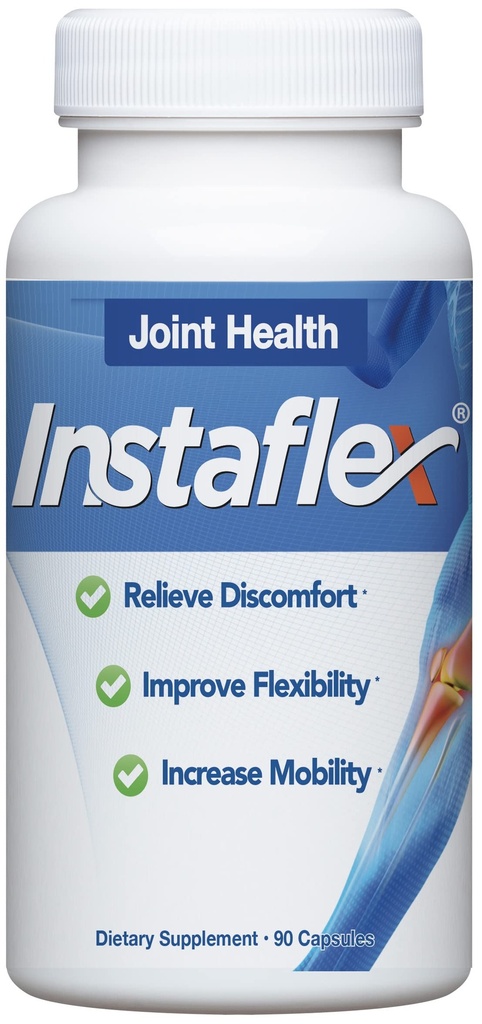 Integratore di supporto congiunto Instaflex - Miscela di sollievo articolare clinicamente studiata di Glucosamina, MSM, White Willow, Turmeric, Ginger, Cayenne, Acido Ialuronico - 90 capsule