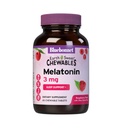 Bluebonnet Nutrition EarthSweet Melatonin 3 mg veloce dissolvere il tempo di notte di relax e riposo sonno di sostegno - aiuto di sonno - senza glutine, Vegan - Raspberry Flavor - 60 compresse masticabili